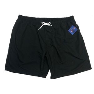 Saddlebred Men’s Black Swim Trunks 3XL New